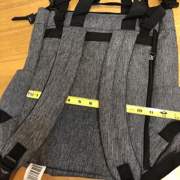 Eddie Bauer Diaper Bag Convertible Backpack Gray First Adventure Mercer F5 - Picture 5 of 11